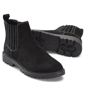 Comfortiva Ledelle Black Suede Ankle Boots Size 6